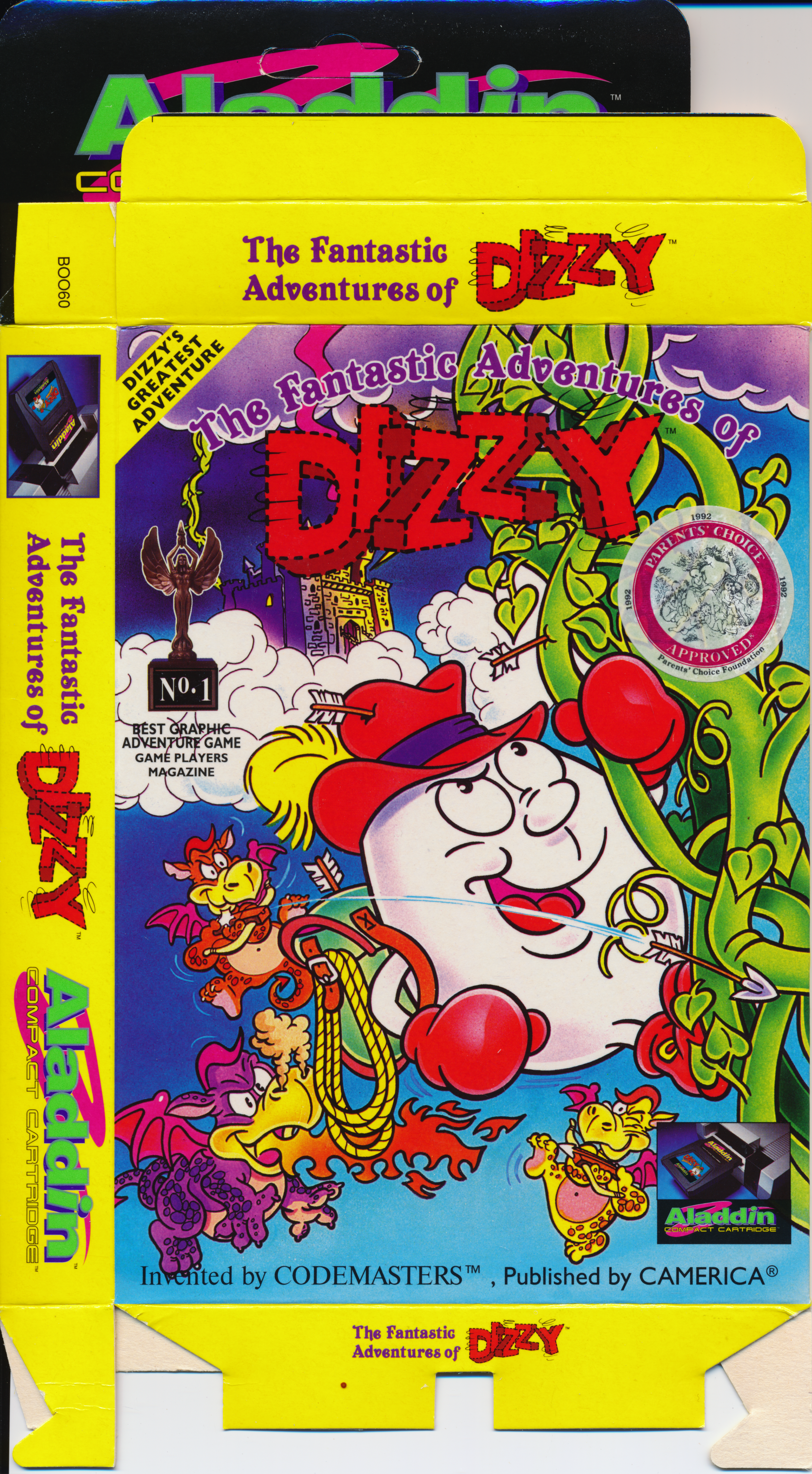 Fantastic adventures of dizzy nes карта