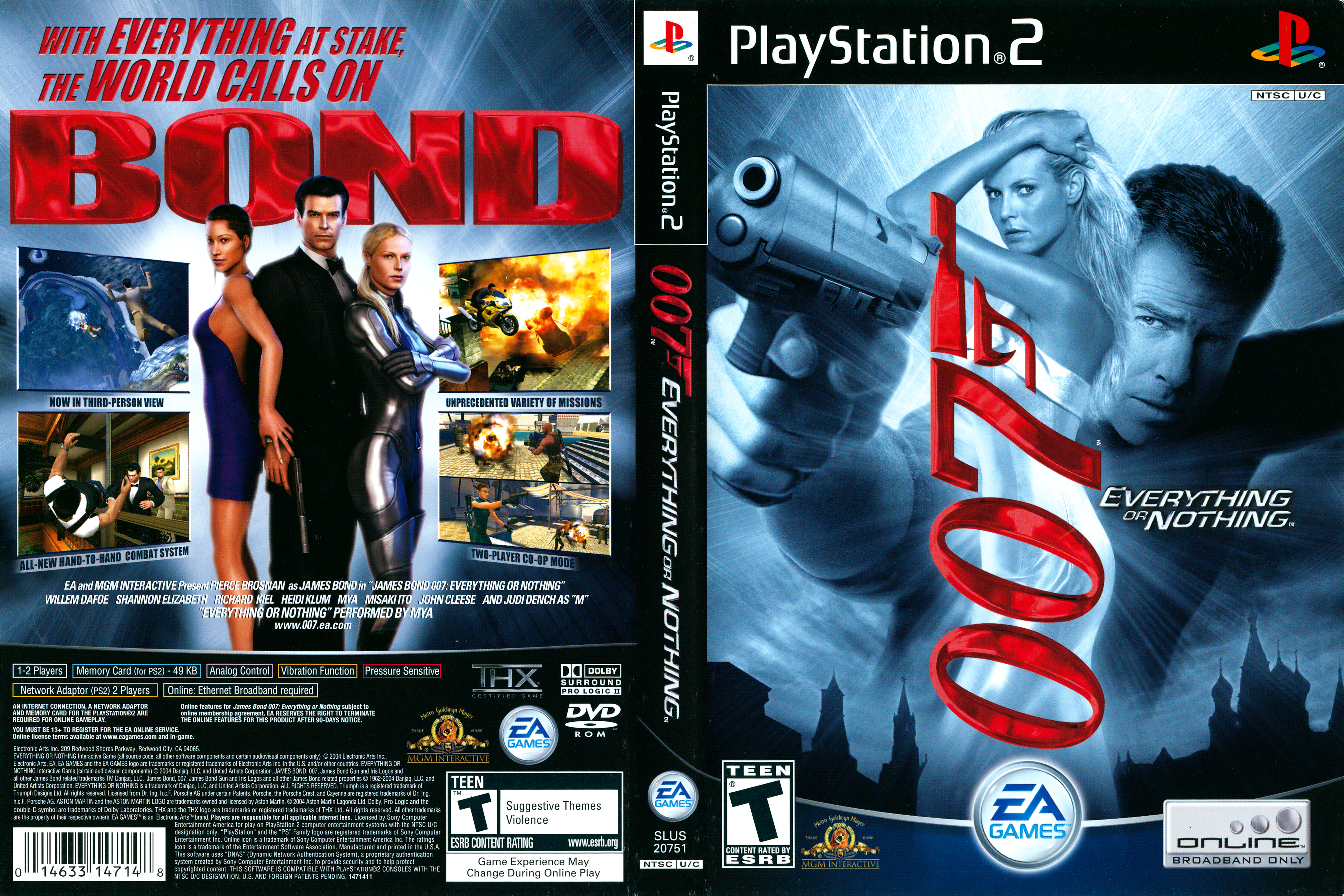 Ps 007. James Bond игра. 007 Ps2. Обложка игра James Bond 007 everything or nothing.