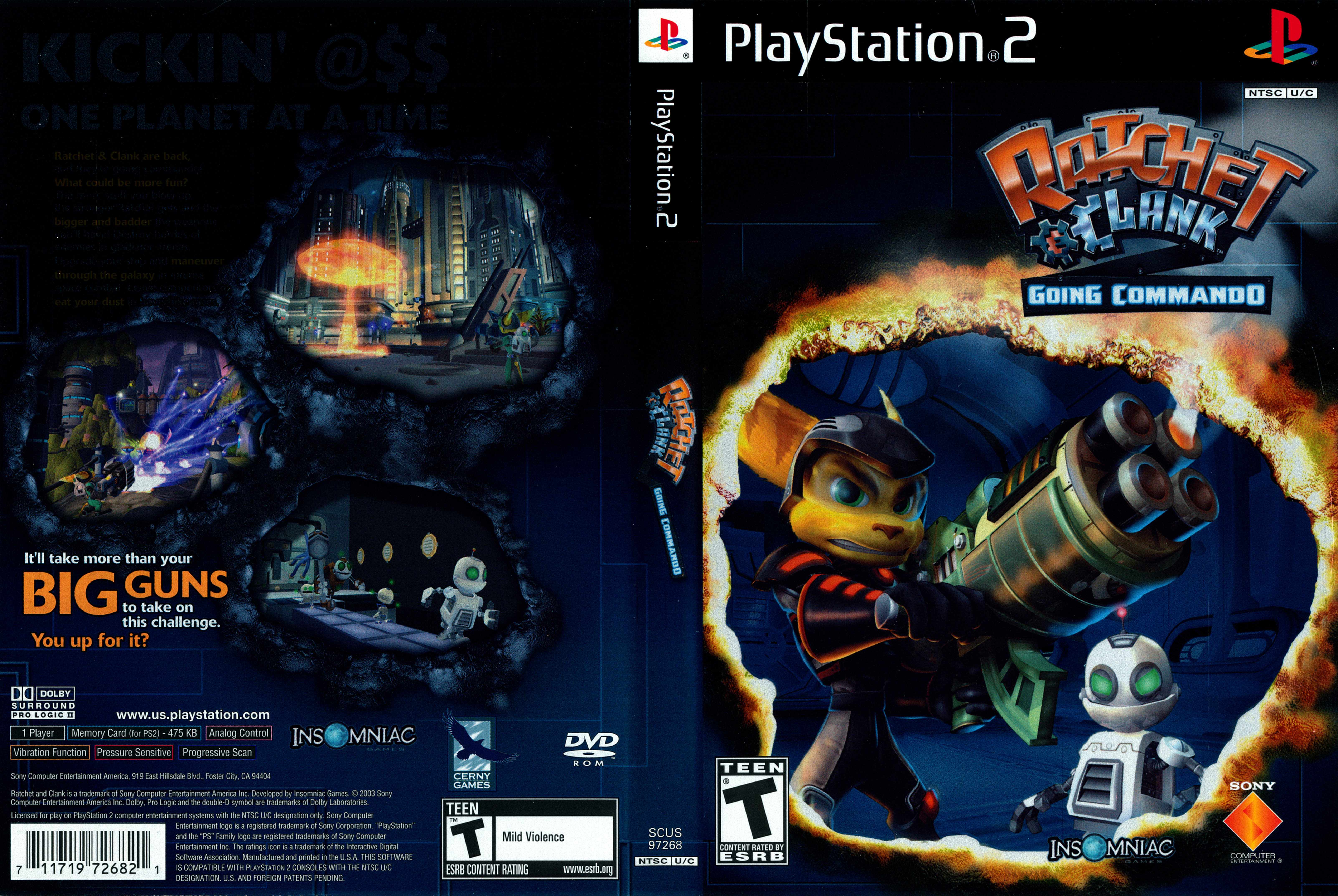 Ratchet & Clank: Going Commando Box Shot for PlayStation 2 - GameFAQs