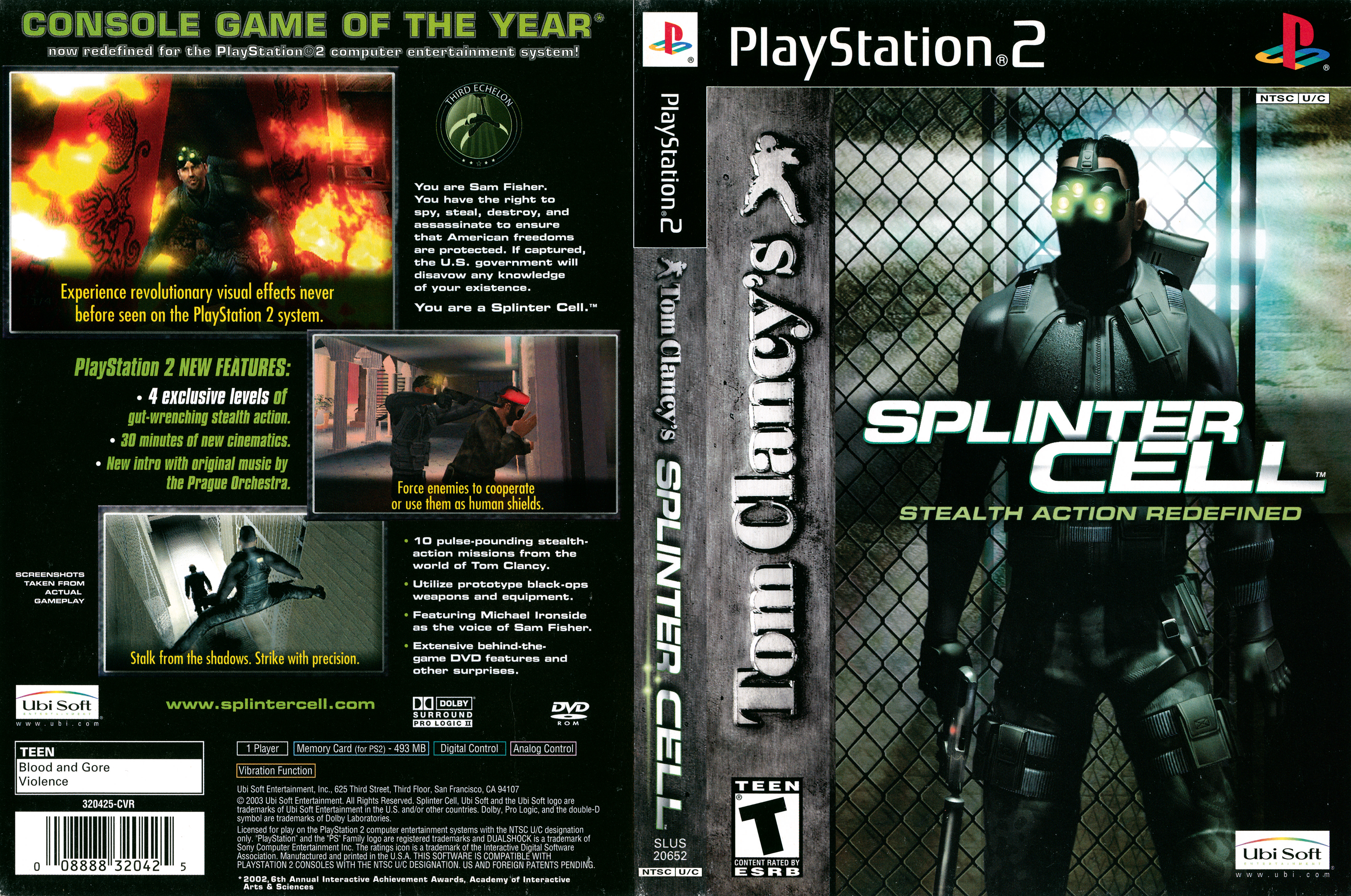 Ps2 roms rus. Tom Clancy's Splinter Cell ps2. Splinter Cell PLAYSTATION 2. Tom Clancy's Splinter Cell ps2 обложка. Splinter Cell ps1.