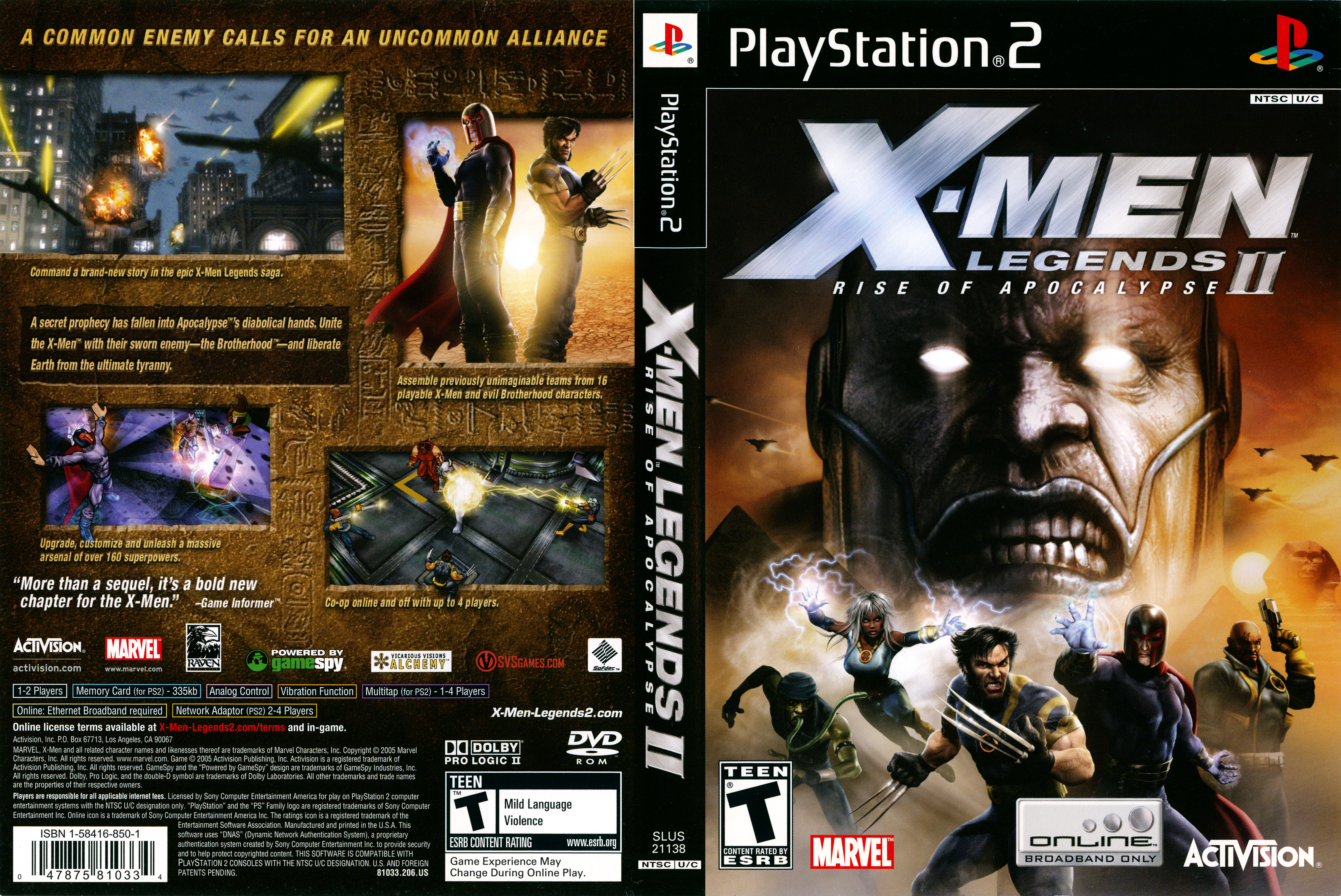 X men legends ii rise of apocalypse стим фото 30